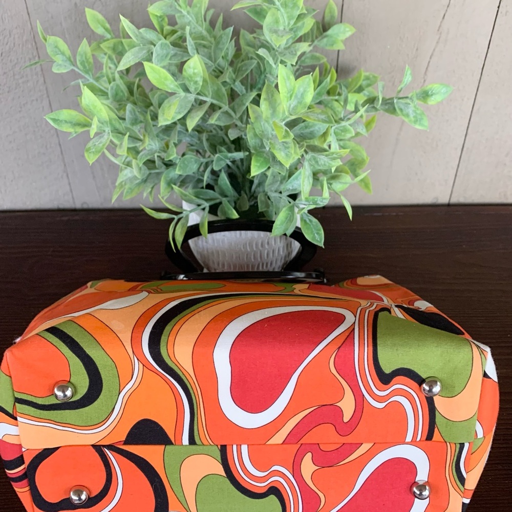 Mini Patterned Handbag - image 7